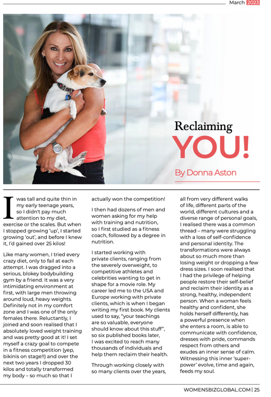 Reclaiming YOU!