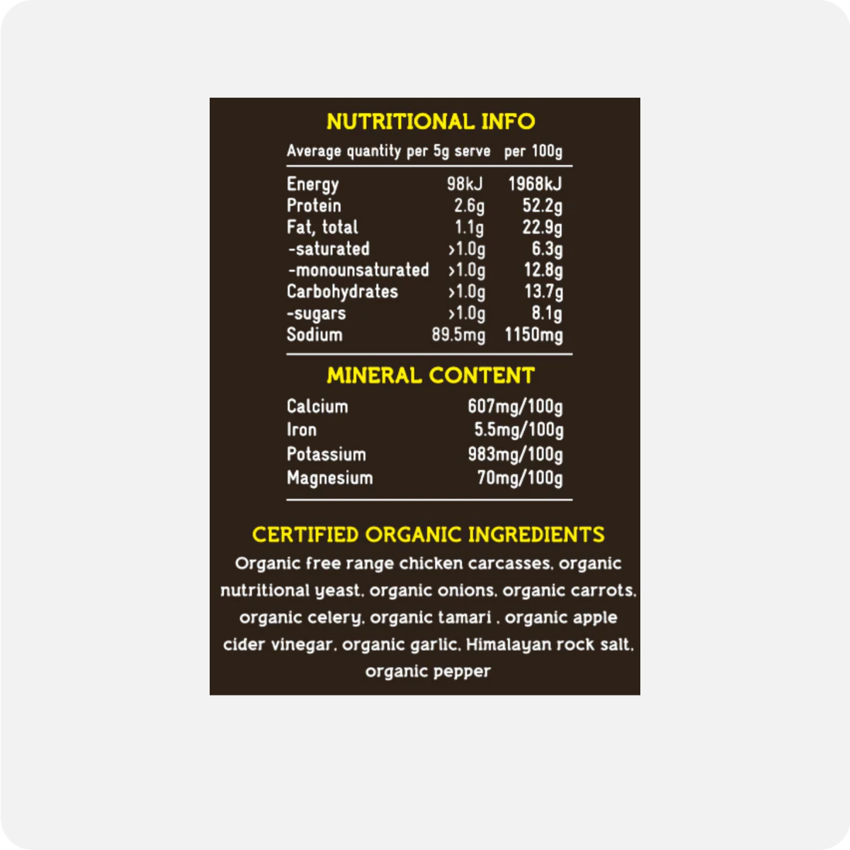 Broth of Life Chicken broth