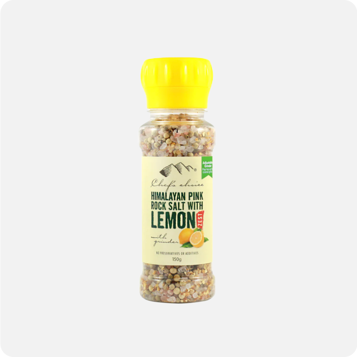 Chef's Choice Pink Rock Salt with Lemon Zest