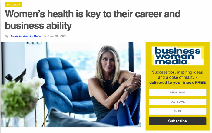 Boss Lady: Women's health is key to their career and business ability