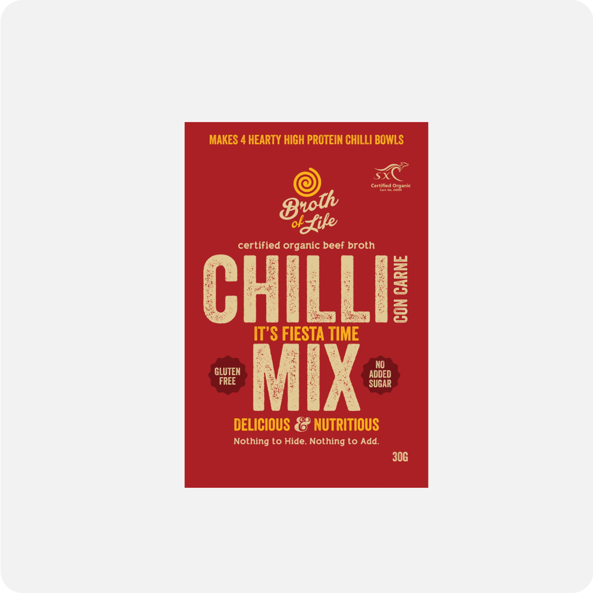 Broth of Life Organic Chilli Con Carne Spice Mix
