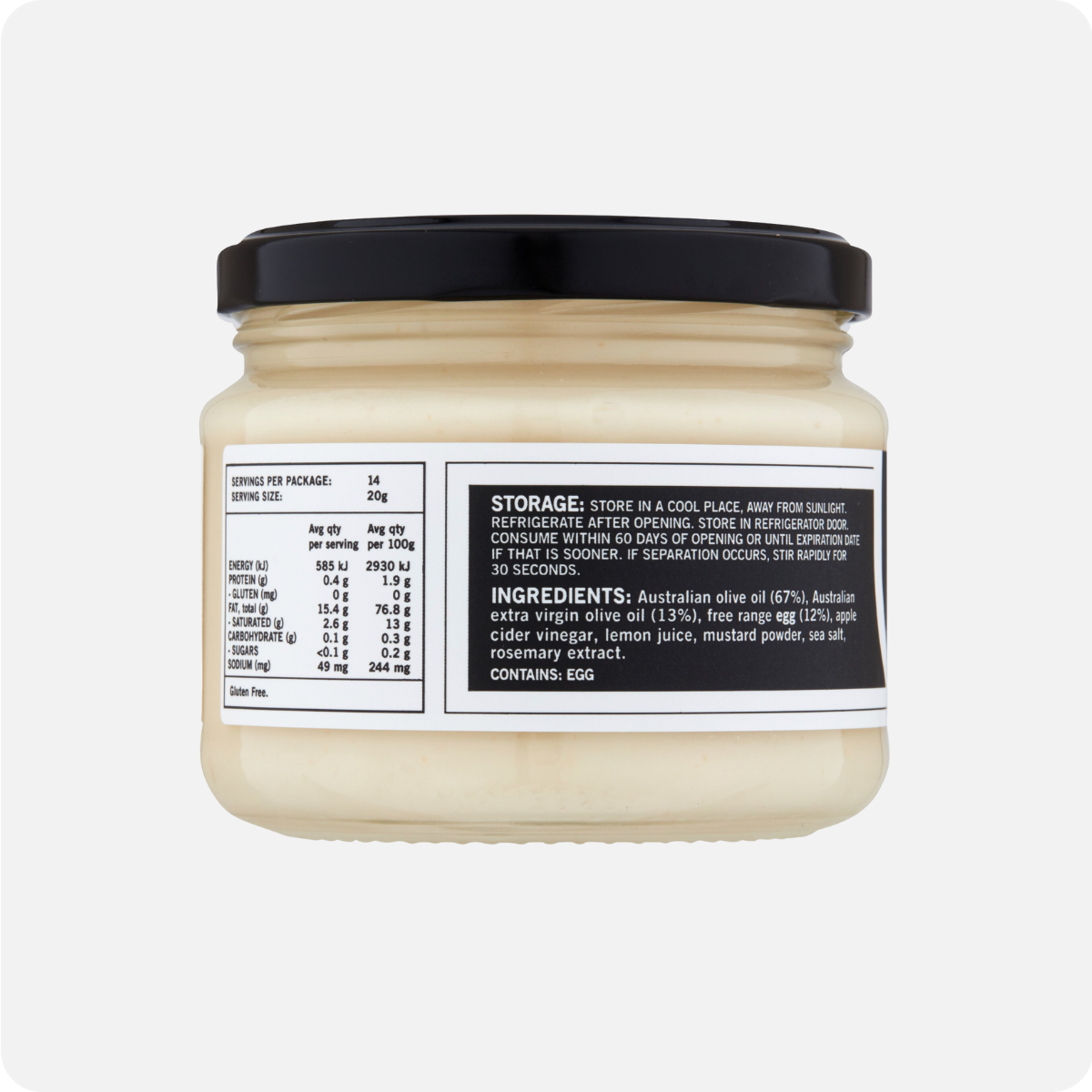 Undivided Food Co Good Fat Mayonnaise