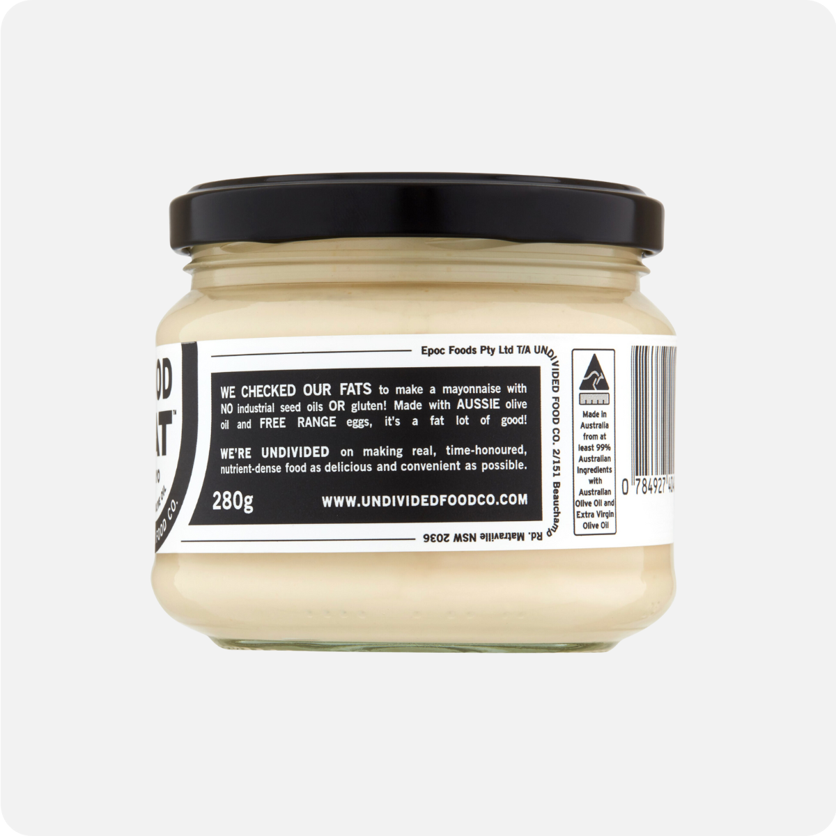 Undivided Food Co Good Fat Mayonnaise