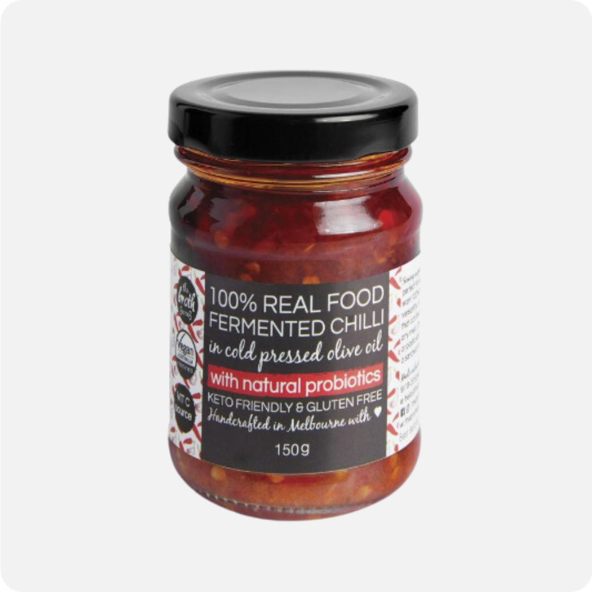 Fermented Chilli in Cold Pressed Olive Oil + Probiotics