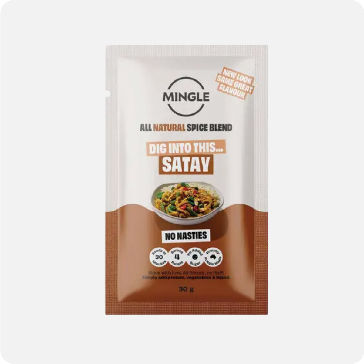 Mingle Natural Seasoning Blend Satay Sachet