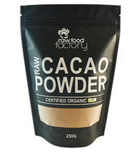 RAW FOOD FACTORY RAW CACAO POWDER 250G