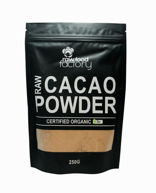 RAW FOOD FACTORY RAW CACAO POWDER 250G