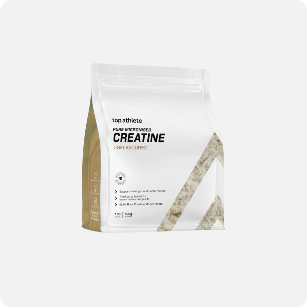 Top Athlete Pure Micronised Creatine Monohydrate- 500g