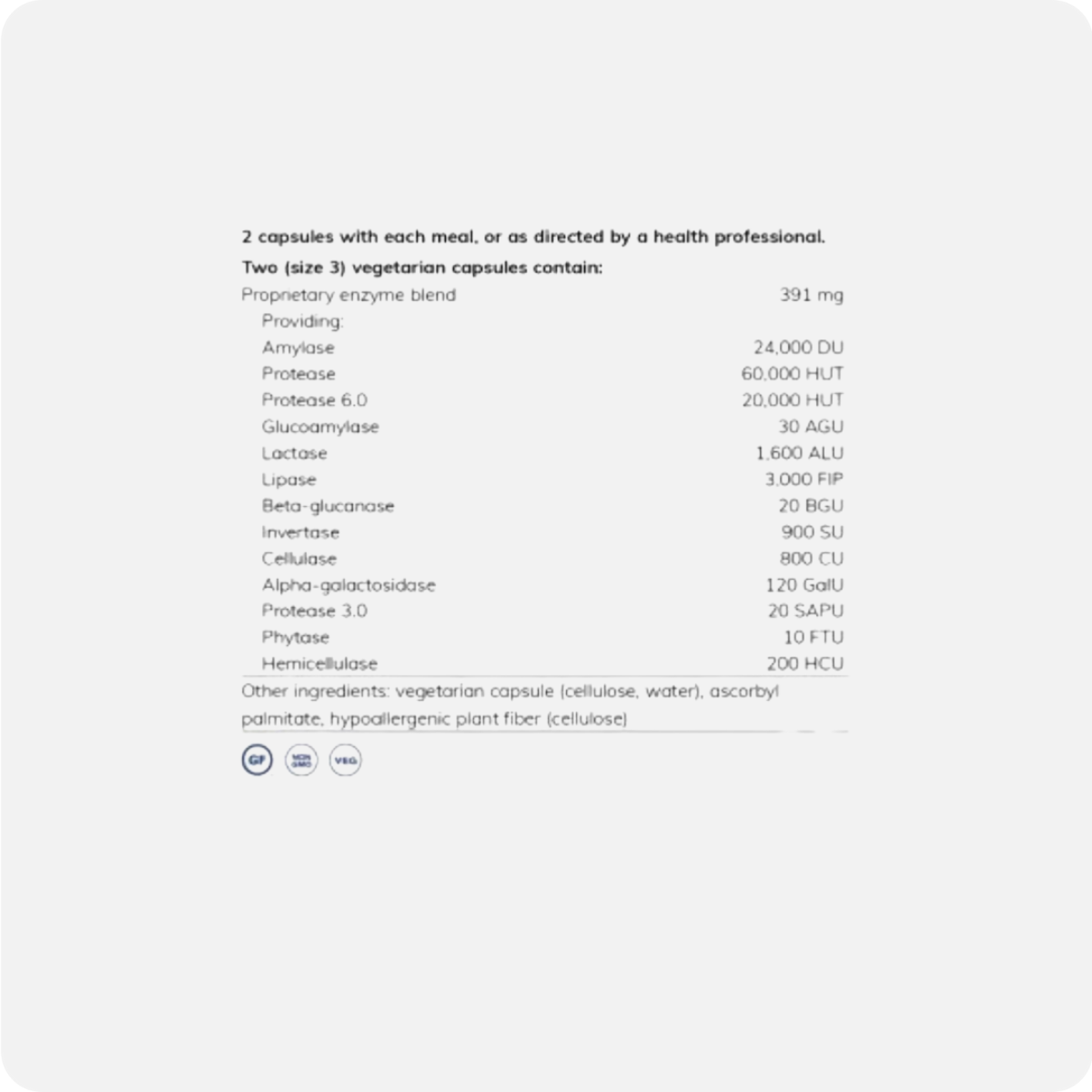 Pure Encapsulations, Digestive Enzymes Ultra