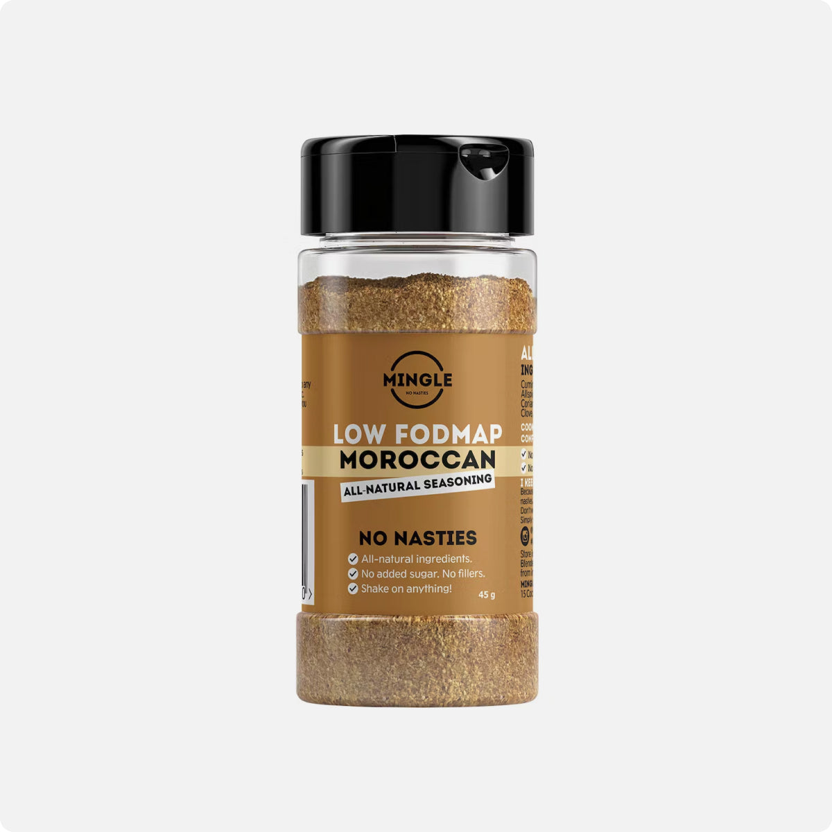 Mingle Natural Seasoning Blend Moroccan Low FODMAP